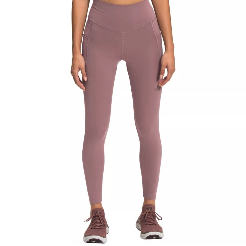 NEW The North Face Motivation High Rise 7/8 Pocket Tight Leggings Twilight Mauve